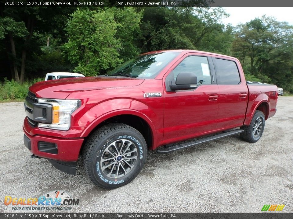 2018 Ford F150 XLT SuperCrew 4x4 Ruby Red / Black Photo #7