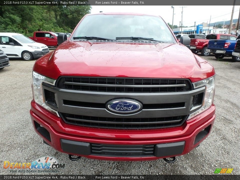2018 Ford F150 XLT SuperCrew 4x4 Ruby Red / Black Photo #8