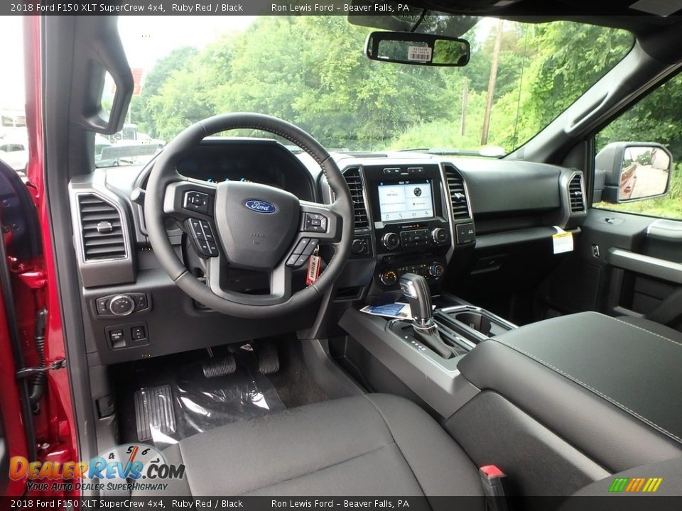 2018 Ford F150 XLT SuperCrew 4x4 Ruby Red / Black Photo #12