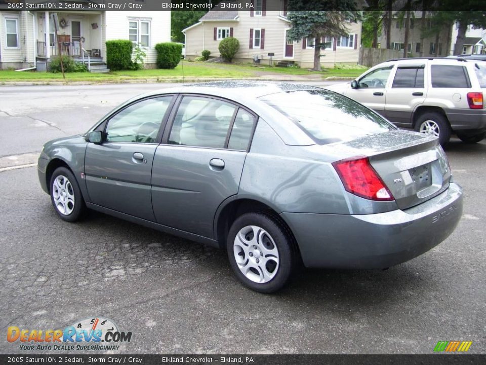 2005 Saturn ION 2 Sedan Storm Gray / Gray Photo #5