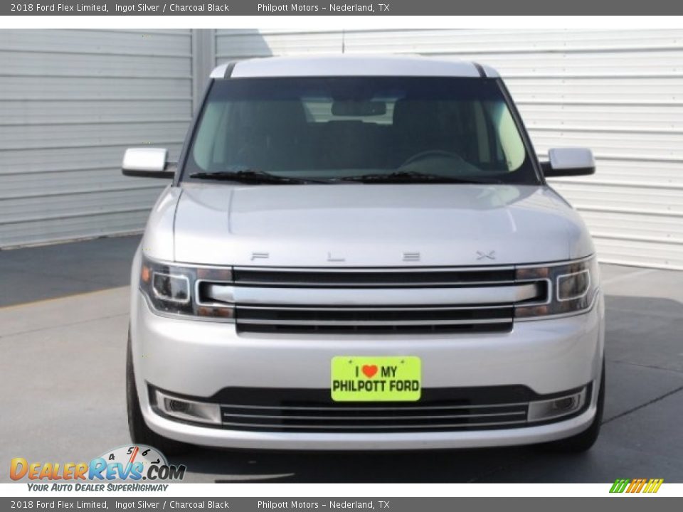 2018 Ford Flex Limited Ingot Silver / Charcoal Black Photo #2