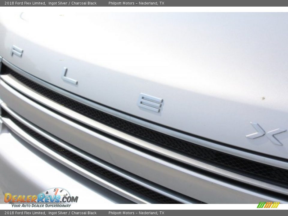 2018 Ford Flex Limited Ingot Silver / Charcoal Black Photo #4