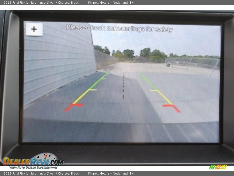 2018 Ford Flex Limited Ingot Silver / Charcoal Black Photo #17