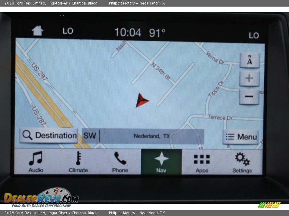 2018 Ford Flex Limited Ingot Silver / Charcoal Black Photo #18