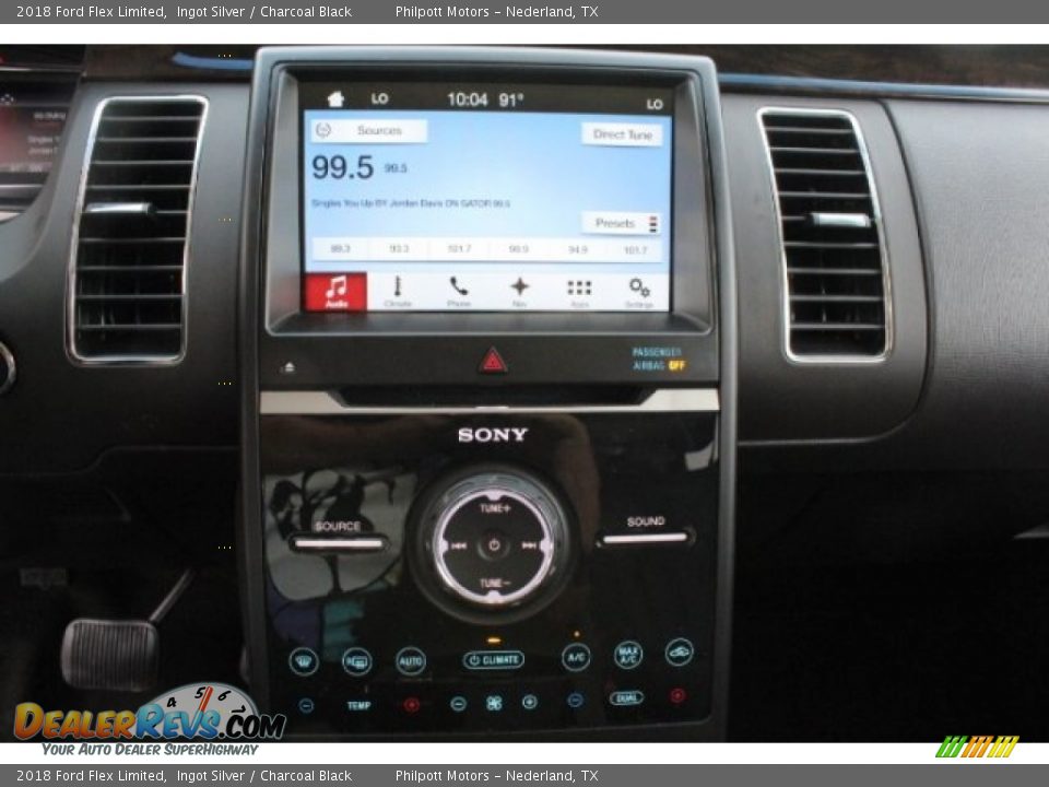 2018 Ford Flex Limited Ingot Silver / Charcoal Black Photo #19