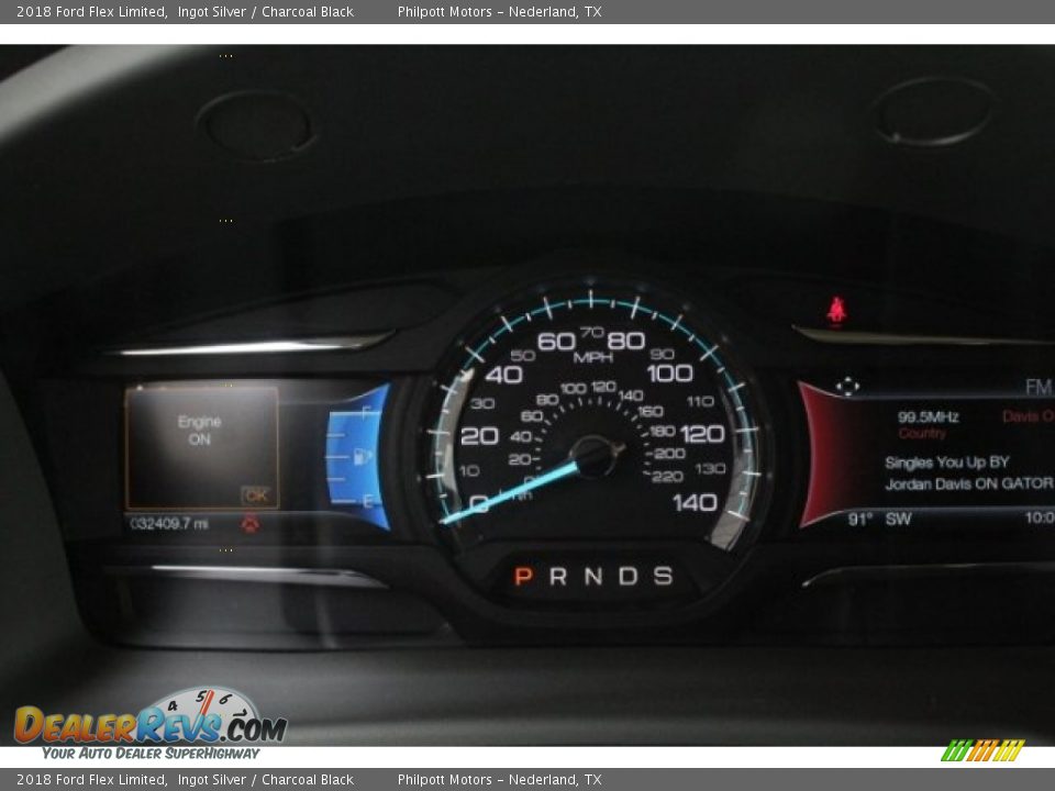 2018 Ford Flex Limited Ingot Silver / Charcoal Black Photo #24