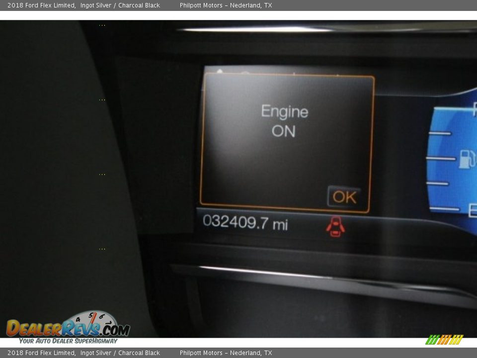 2018 Ford Flex Limited Ingot Silver / Charcoal Black Photo #25