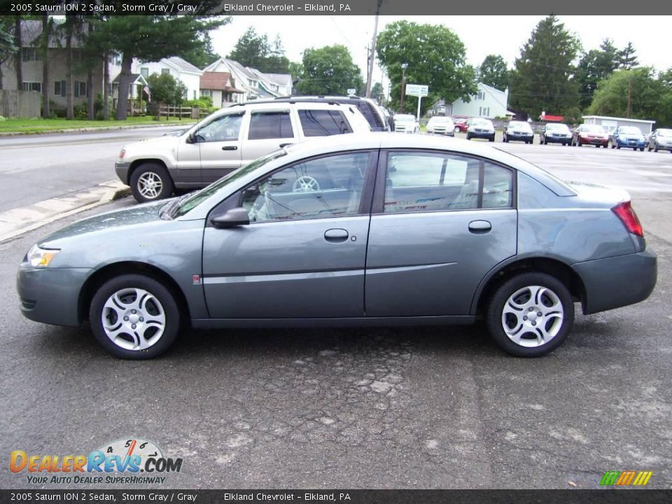 2005 Saturn ION 2 Sedan Storm Gray / Gray Photo #6