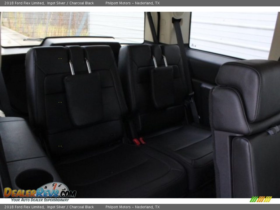 2018 Ford Flex Limited Ingot Silver / Charcoal Black Photo #35