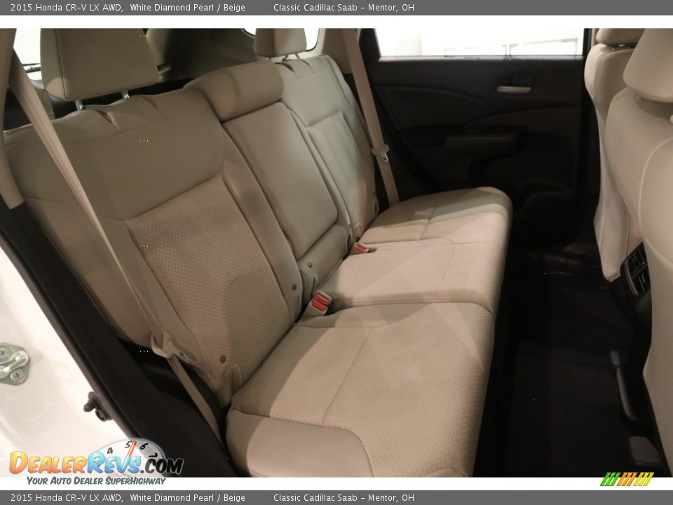 2015 Honda CR-V LX AWD White Diamond Pearl / Beige Photo #17
