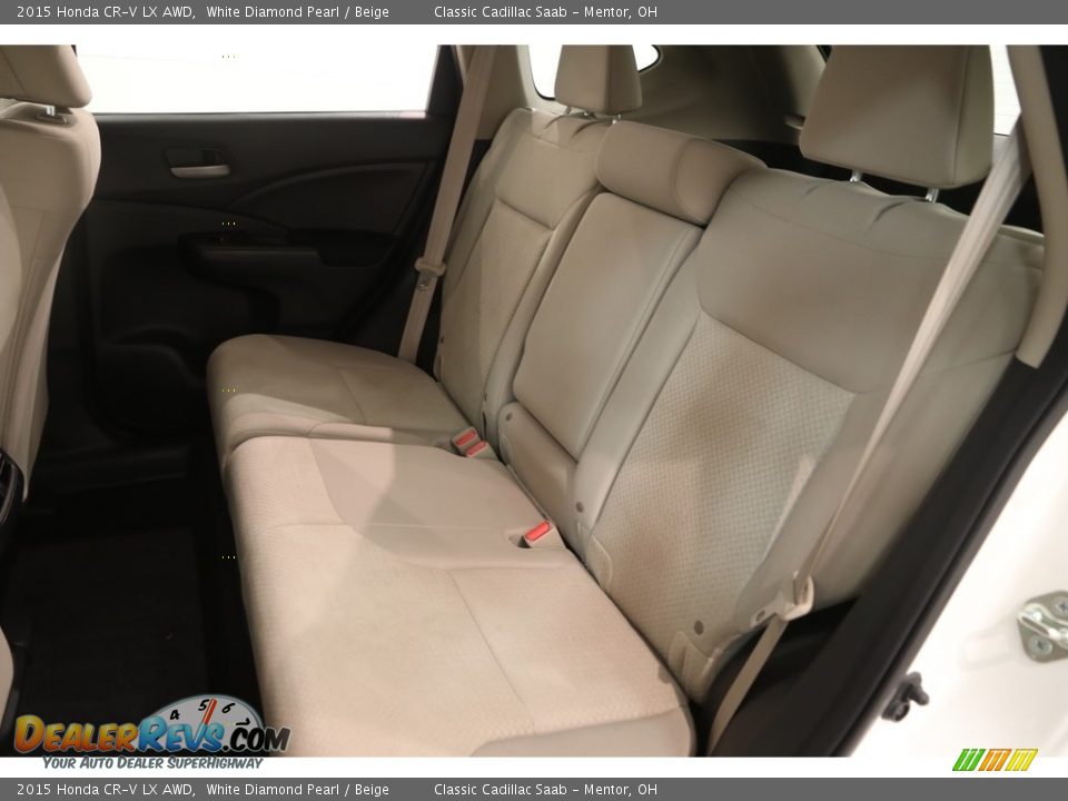 2015 Honda CR-V LX AWD White Diamond Pearl / Beige Photo #18
