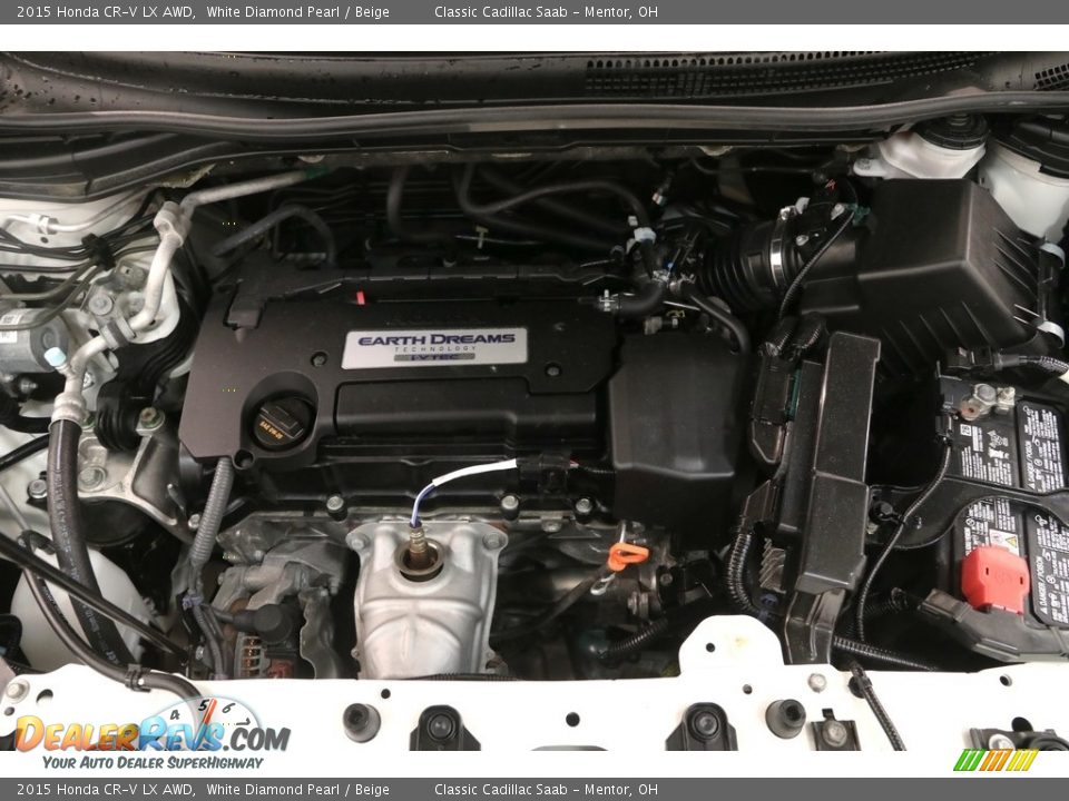 2015 Honda CR-V LX AWD White Diamond Pearl / Beige Photo #21