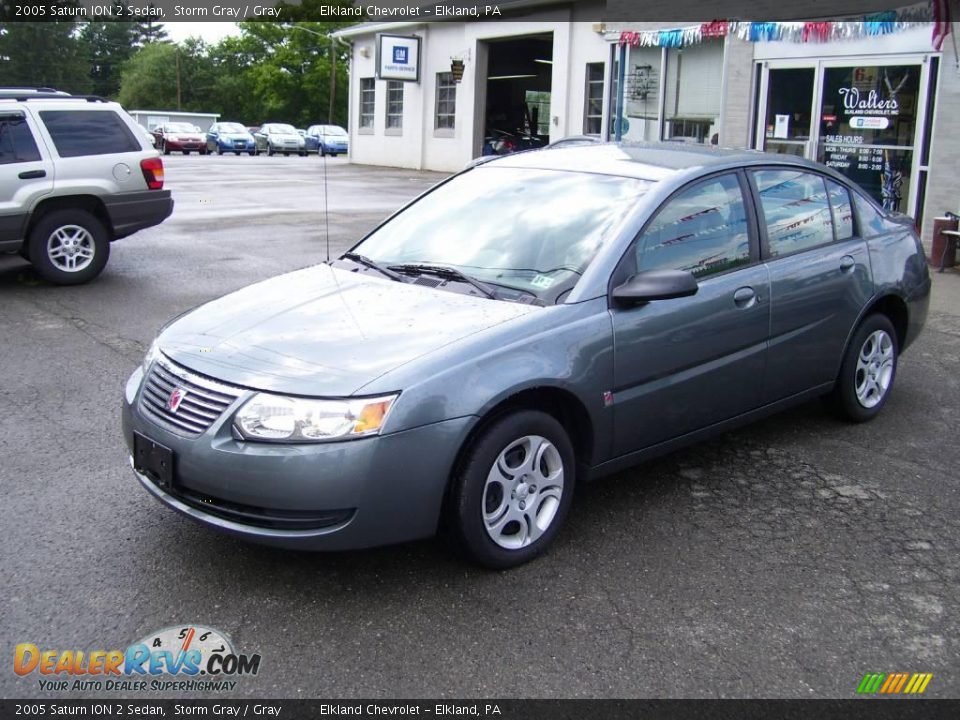 2005 Saturn ION 2 Sedan Storm Gray / Gray Photo #7