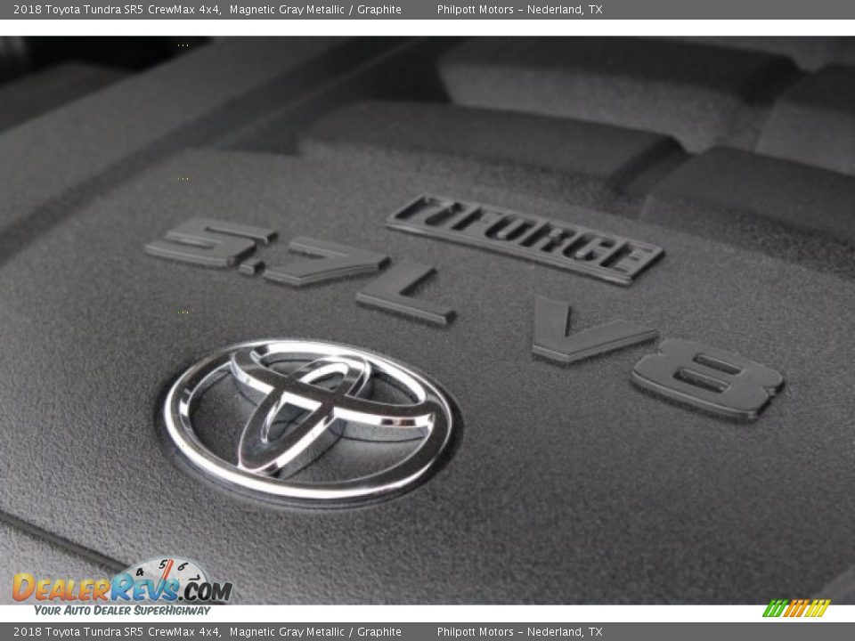 2018 Toyota Tundra SR5 CrewMax 4x4 Magnetic Gray Metallic / Graphite Photo #34