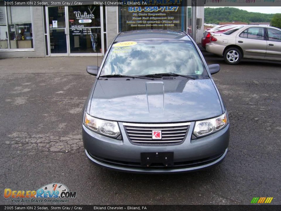 2005 Saturn ION 2 Sedan Storm Gray / Gray Photo #8