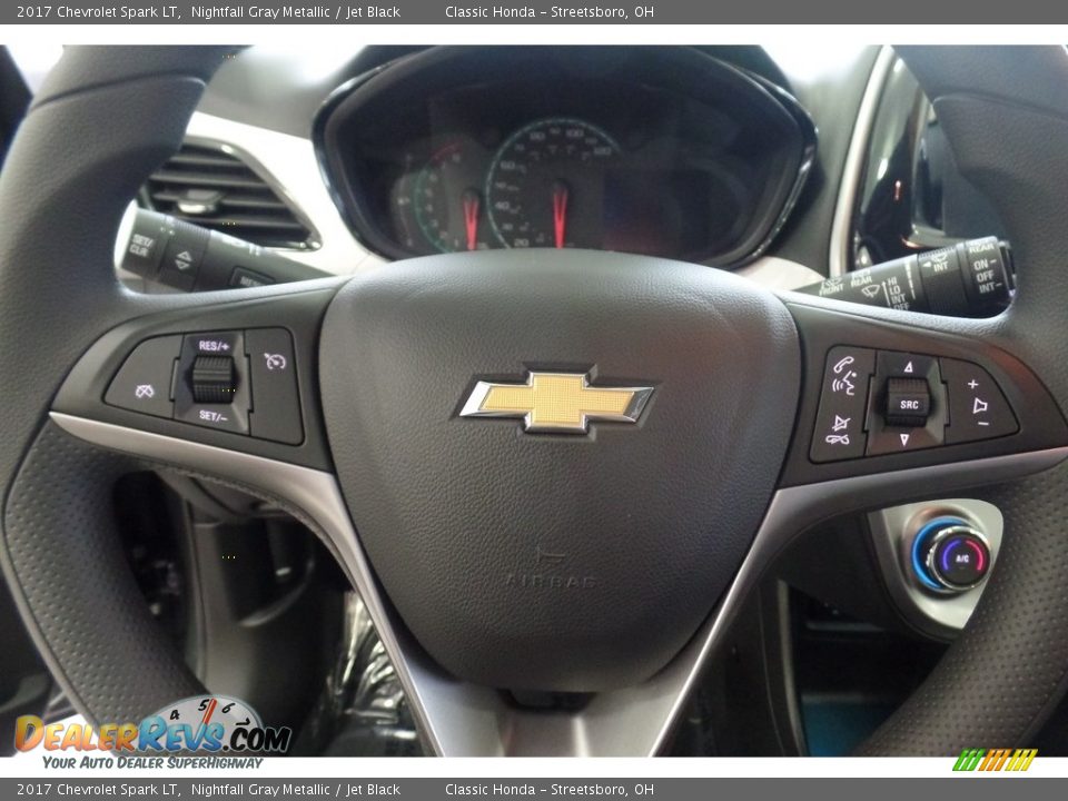 2017 Chevrolet Spark LT Nightfall Gray Metallic / Jet Black Photo #22