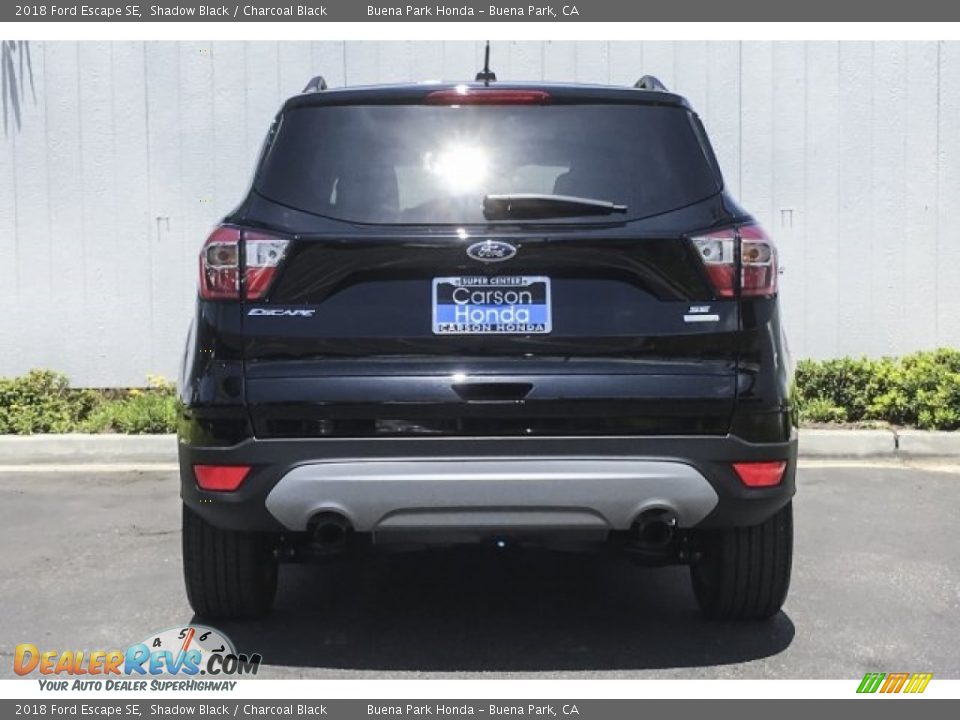 2018 Ford Escape SE Shadow Black / Charcoal Black Photo #3