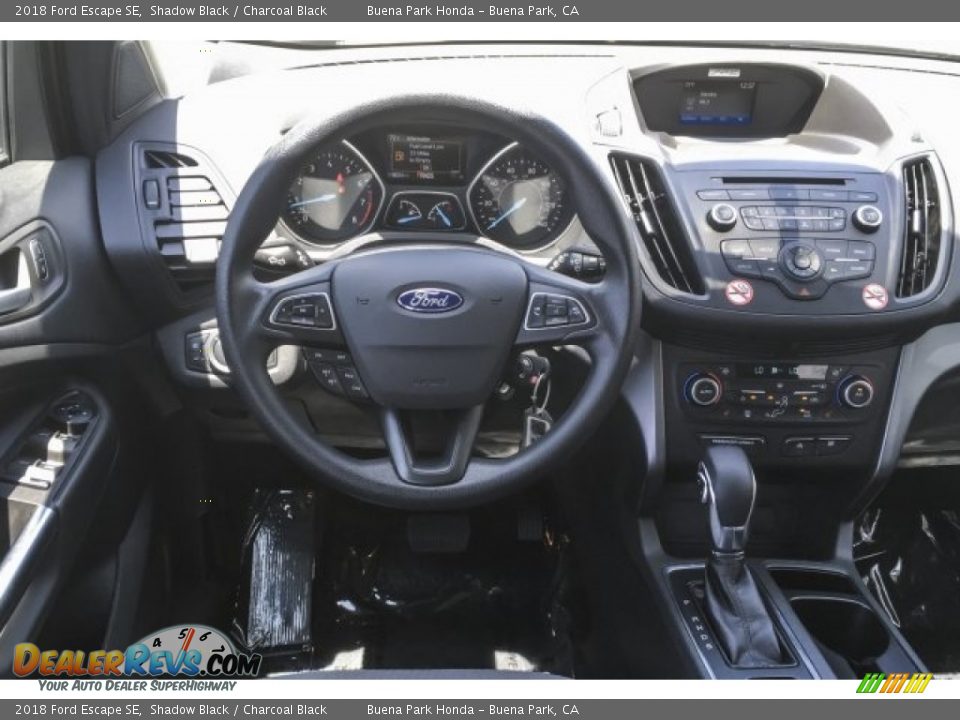 2018 Ford Escape SE Shadow Black / Charcoal Black Photo #4
