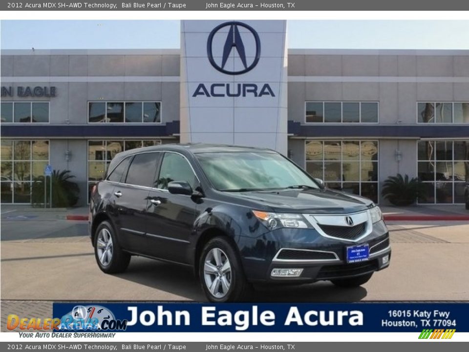 2012 Acura MDX SH-AWD Technology Bali Blue Pearl / Taupe Photo #1