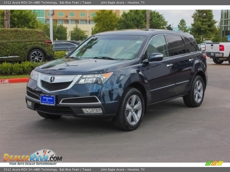 2012 Acura MDX SH-AWD Technology Bali Blue Pearl / Taupe Photo #3