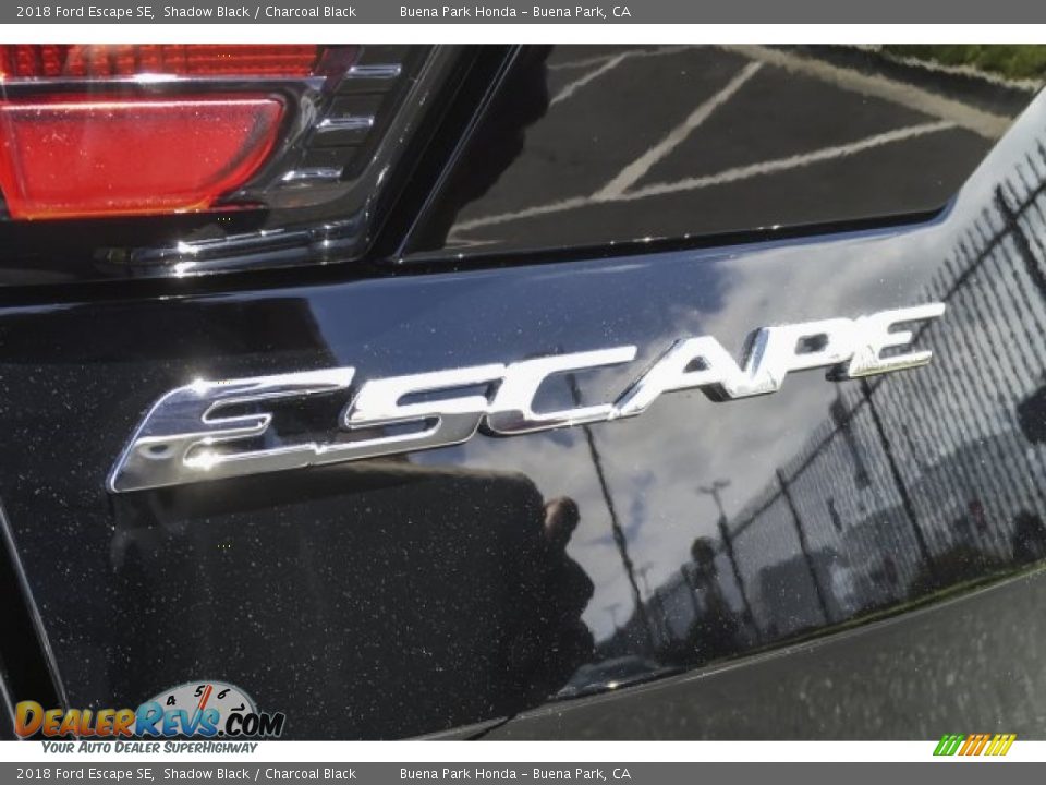 2018 Ford Escape SE Shadow Black / Charcoal Black Photo #7