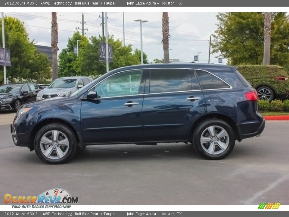 2012 Acura MDX SH-AWD Technology Bali Blue Pearl / Taupe Photo #4
