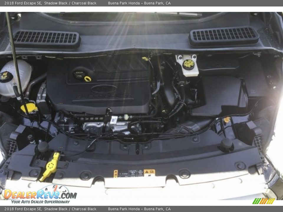2018 Ford Escape SE Shadow Black / Charcoal Black Photo #8