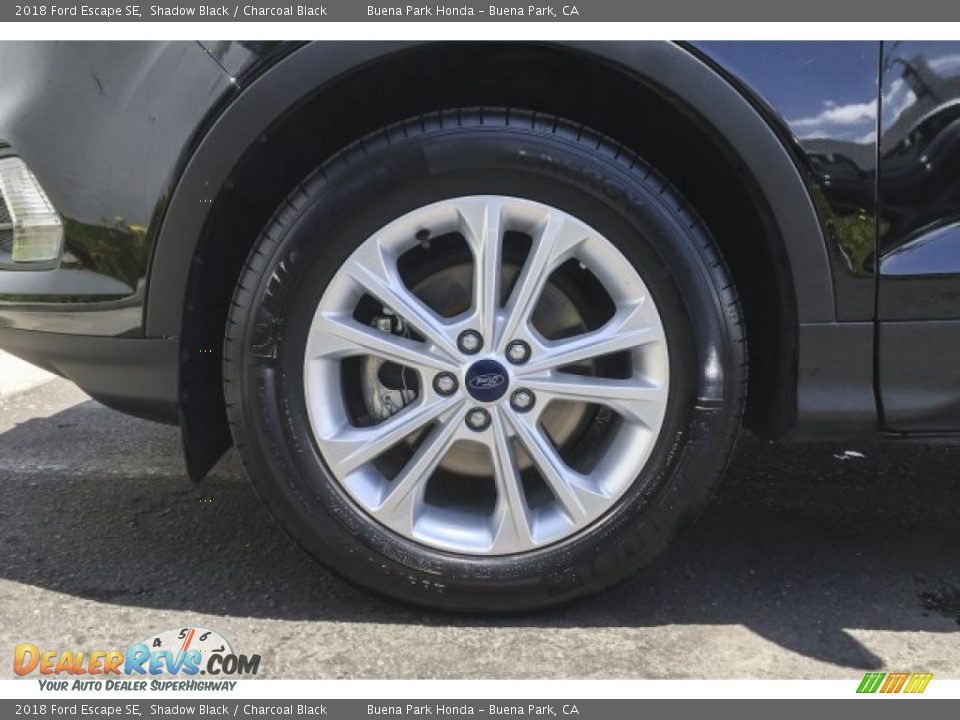 2018 Ford Escape SE Shadow Black / Charcoal Black Photo #9
