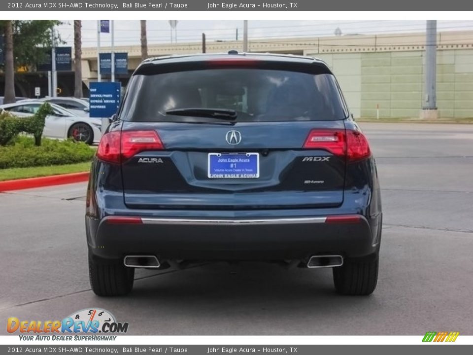 2012 Acura MDX SH-AWD Technology Bali Blue Pearl / Taupe Photo #6