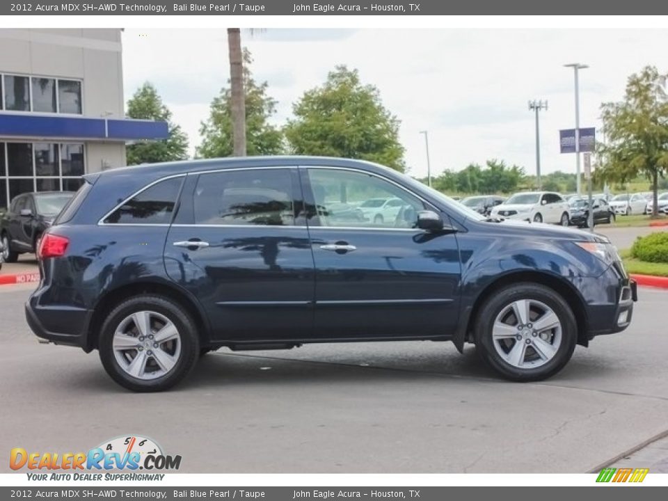 2012 Acura MDX SH-AWD Technology Bali Blue Pearl / Taupe Photo #8