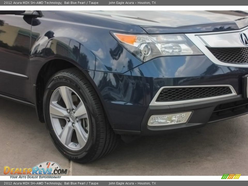 2012 Acura MDX SH-AWD Technology Bali Blue Pearl / Taupe Photo #10