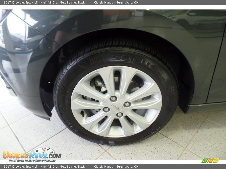 2017 Chevrolet Spark LT Nightfall Gray Metallic / Jet Black Photo #33