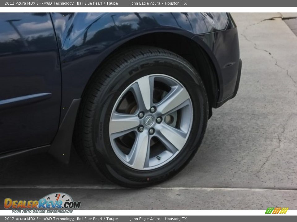 2012 Acura MDX SH-AWD Technology Bali Blue Pearl / Taupe Photo #11