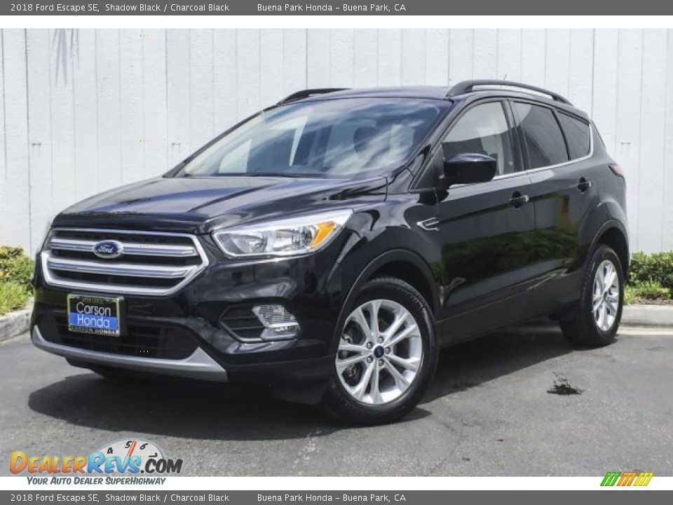 2018 Ford Escape SE Shadow Black / Charcoal Black Photo #14