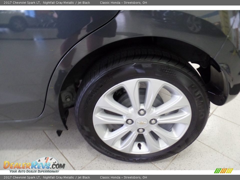 2017 Chevrolet Spark LT Nightfall Gray Metallic / Jet Black Photo #34
