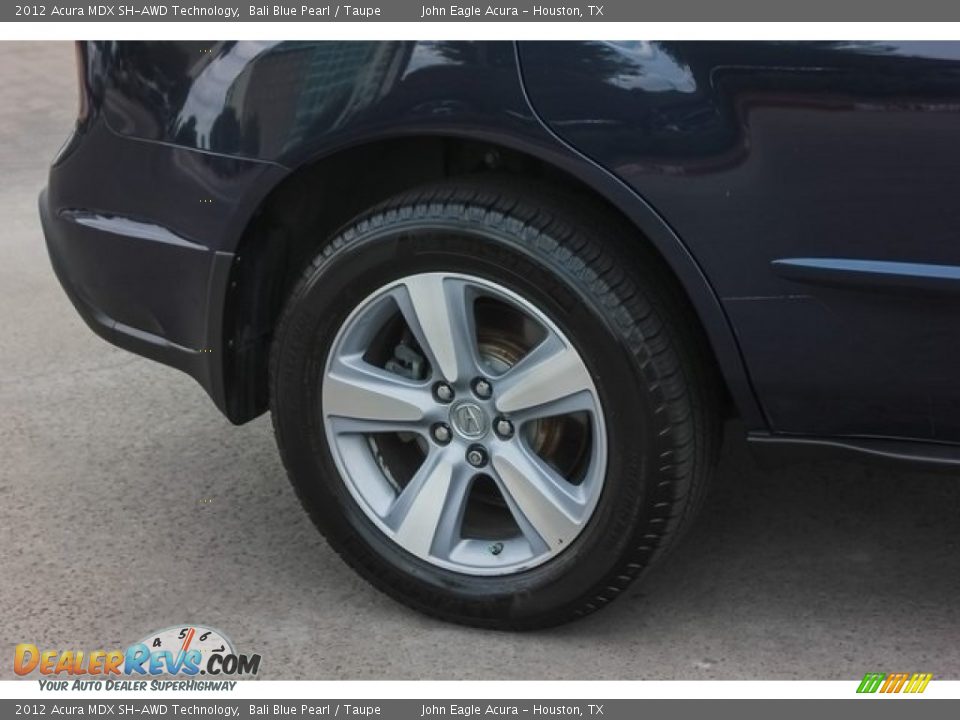 2012 Acura MDX SH-AWD Technology Bali Blue Pearl / Taupe Photo #12