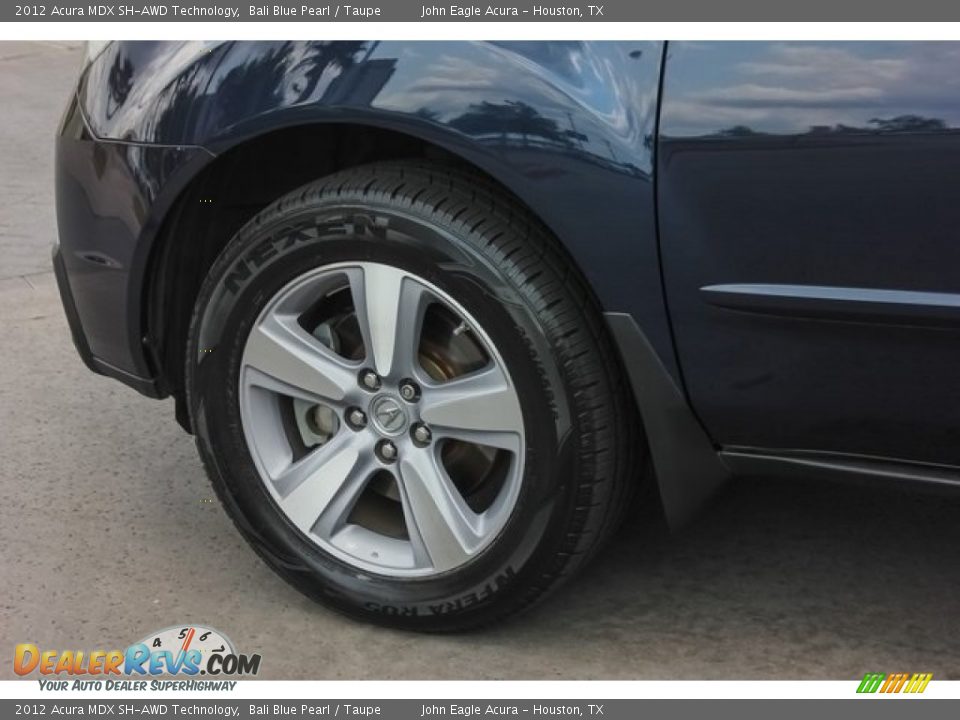 2012 Acura MDX SH-AWD Technology Bali Blue Pearl / Taupe Photo #13