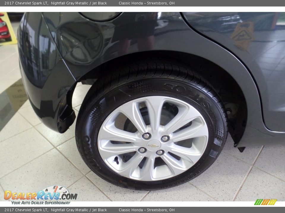 2017 Chevrolet Spark LT Nightfall Gray Metallic / Jet Black Photo #35