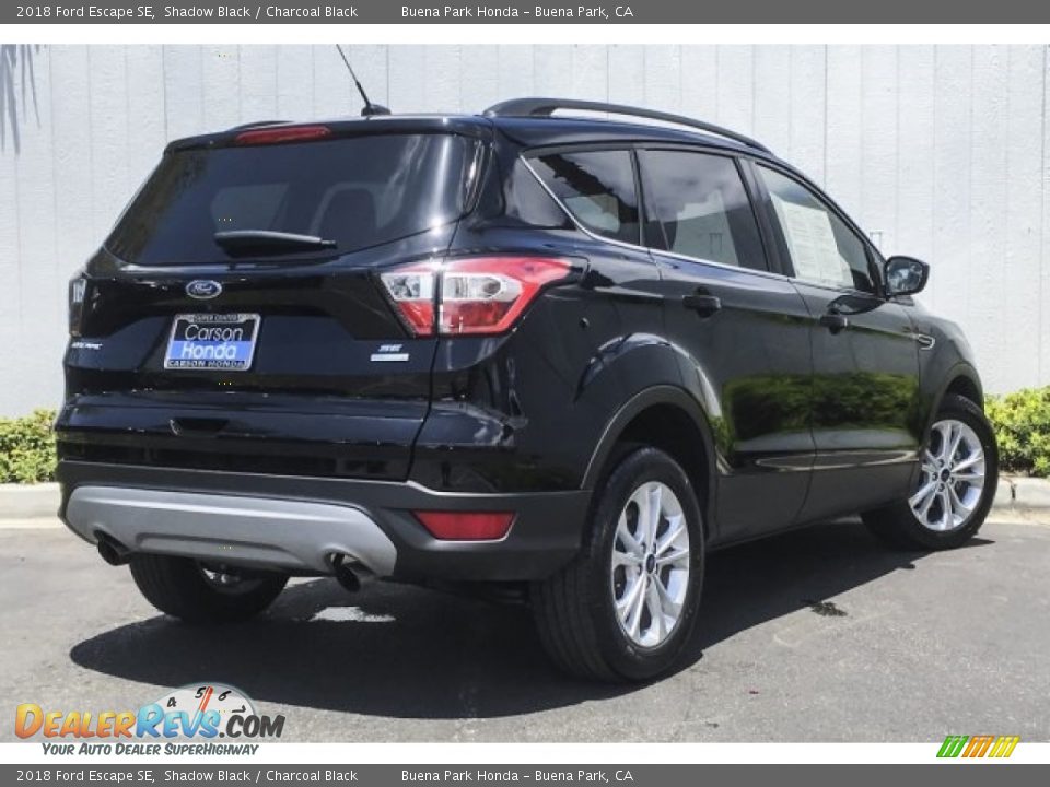 2018 Ford Escape SE Shadow Black / Charcoal Black Photo #17