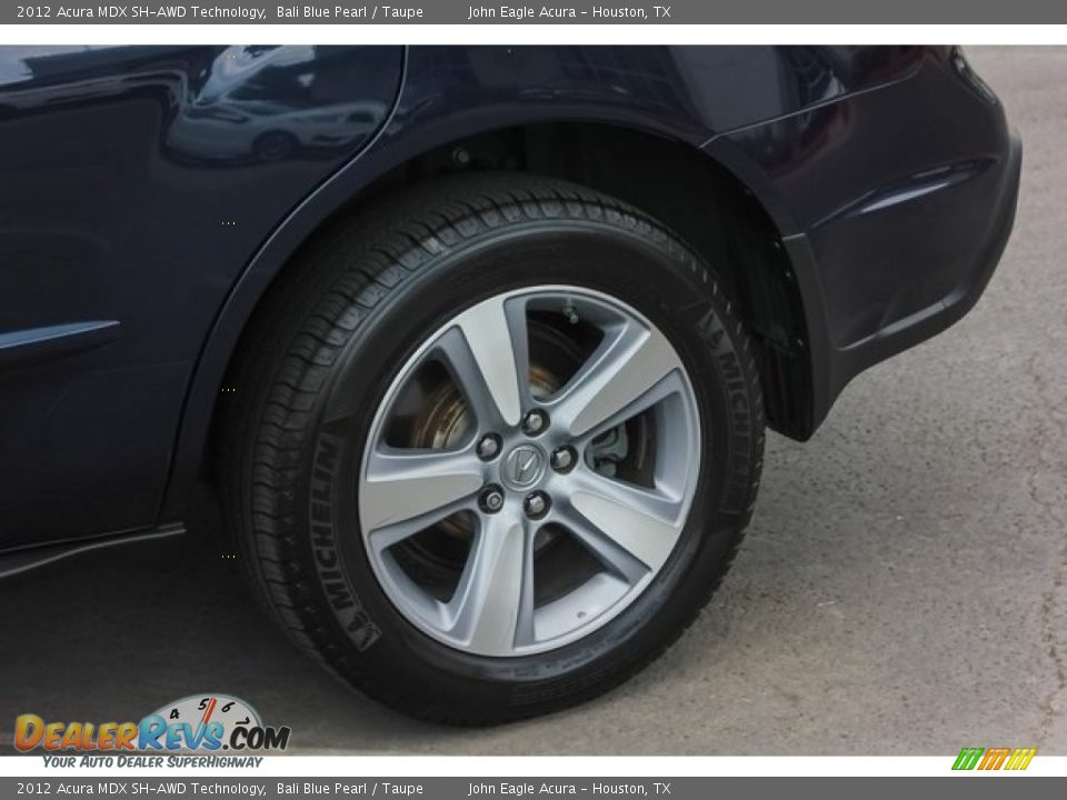 2012 Acura MDX SH-AWD Technology Bali Blue Pearl / Taupe Photo #14