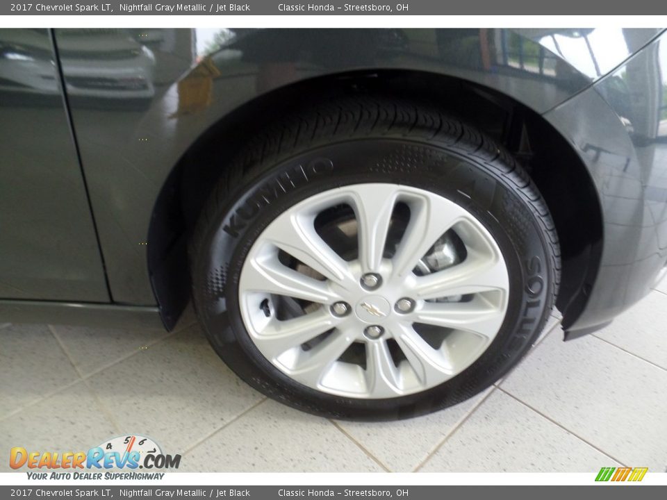 2017 Chevrolet Spark LT Nightfall Gray Metallic / Jet Black Photo #36