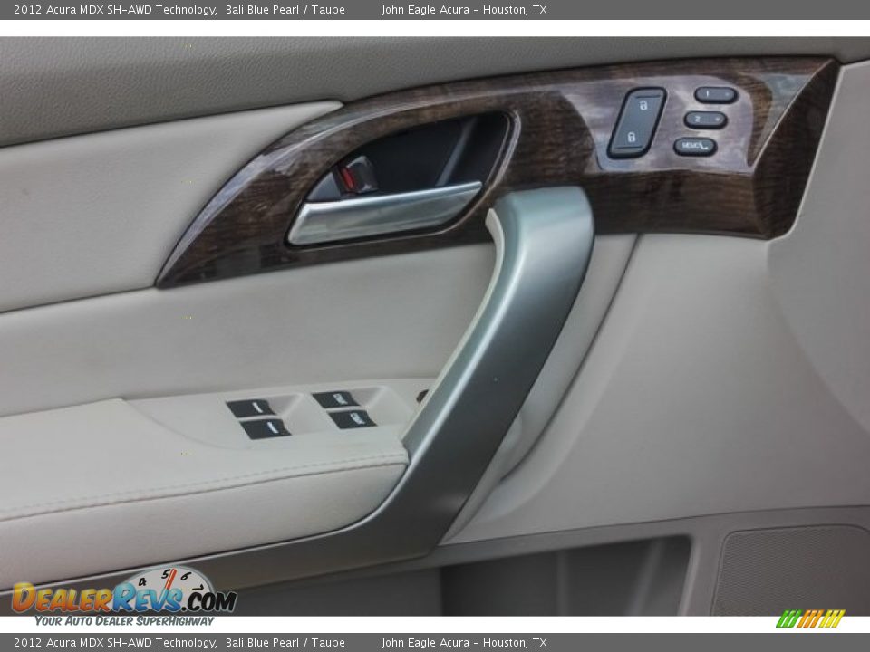2012 Acura MDX SH-AWD Technology Bali Blue Pearl / Taupe Photo #15