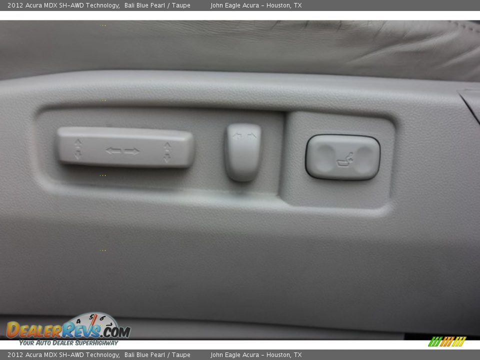 2012 Acura MDX SH-AWD Technology Bali Blue Pearl / Taupe Photo #16