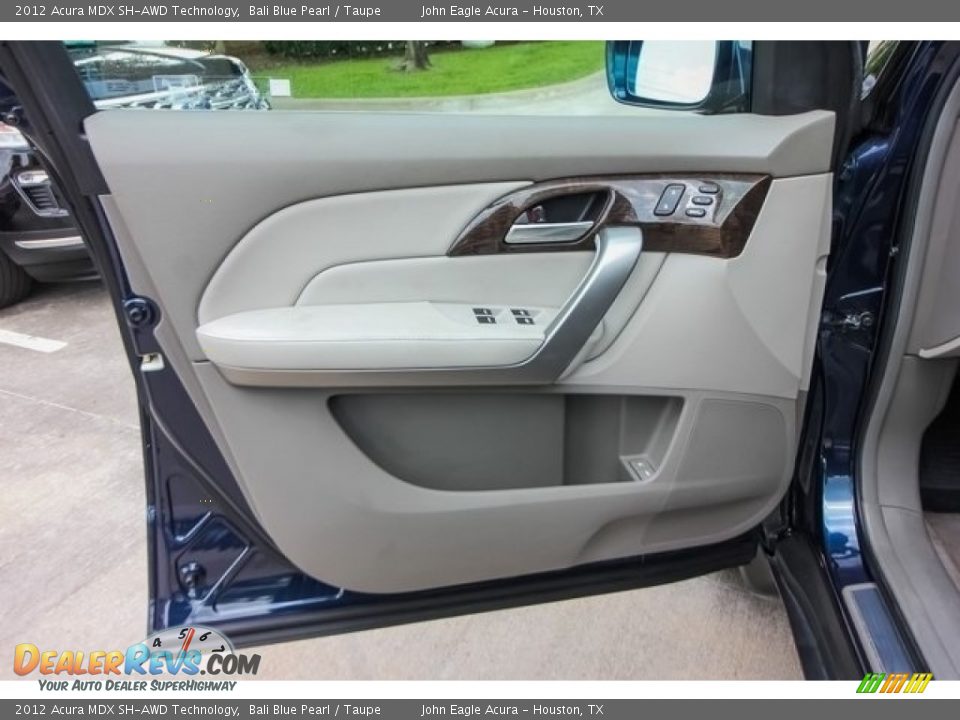 2012 Acura MDX SH-AWD Technology Bali Blue Pearl / Taupe Photo #18