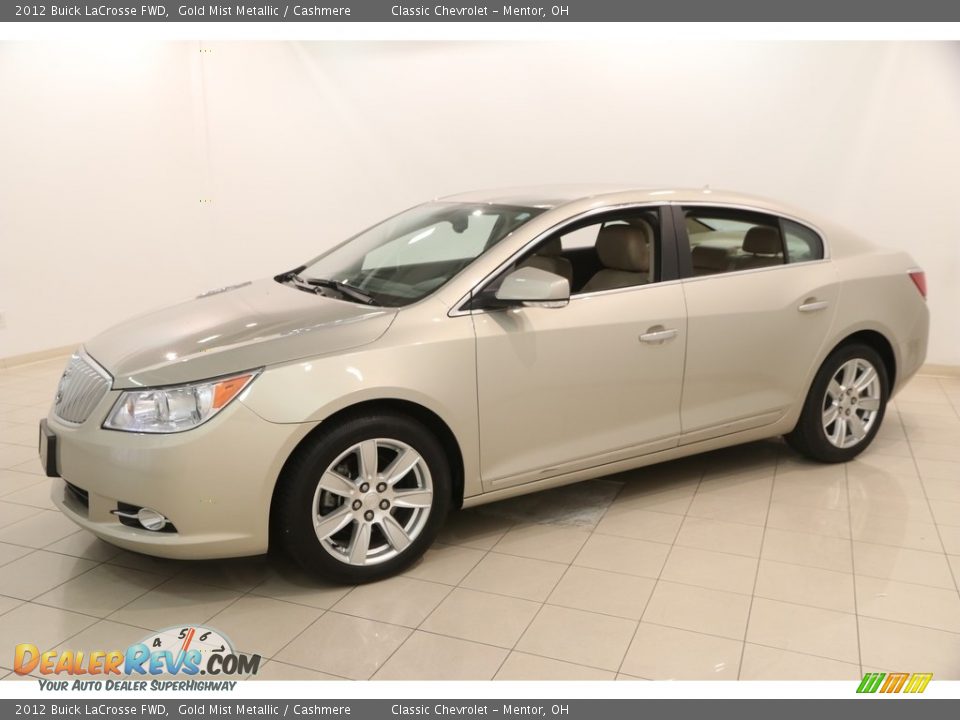 2012 Buick LaCrosse FWD Gold Mist Metallic / Cashmere Photo #3