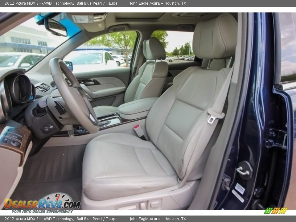 2012 Acura MDX SH-AWD Technology Bali Blue Pearl / Taupe Photo #19