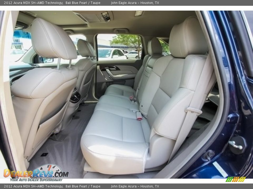 2012 Acura MDX SH-AWD Technology Bali Blue Pearl / Taupe Photo #21
