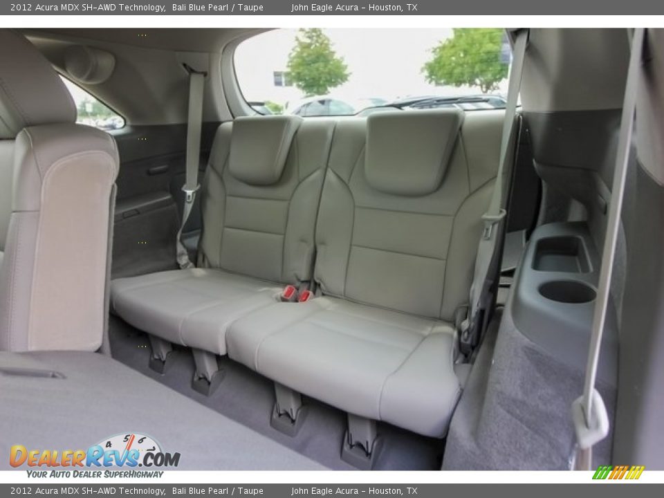 2012 Acura MDX SH-AWD Technology Bali Blue Pearl / Taupe Photo #22