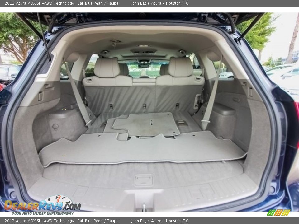 2012 Acura MDX SH-AWD Technology Bali Blue Pearl / Taupe Photo #23