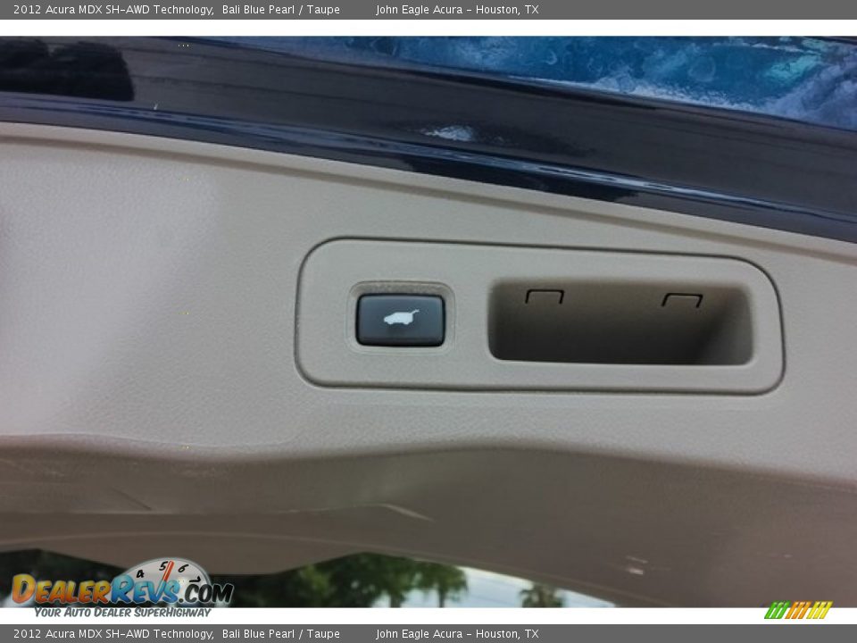 2012 Acura MDX SH-AWD Technology Bali Blue Pearl / Taupe Photo #24